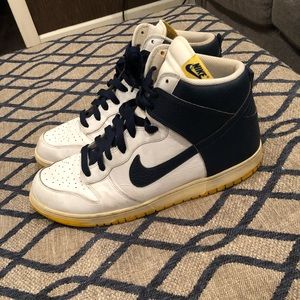 Nike High Dunk Midnight Navy size 14